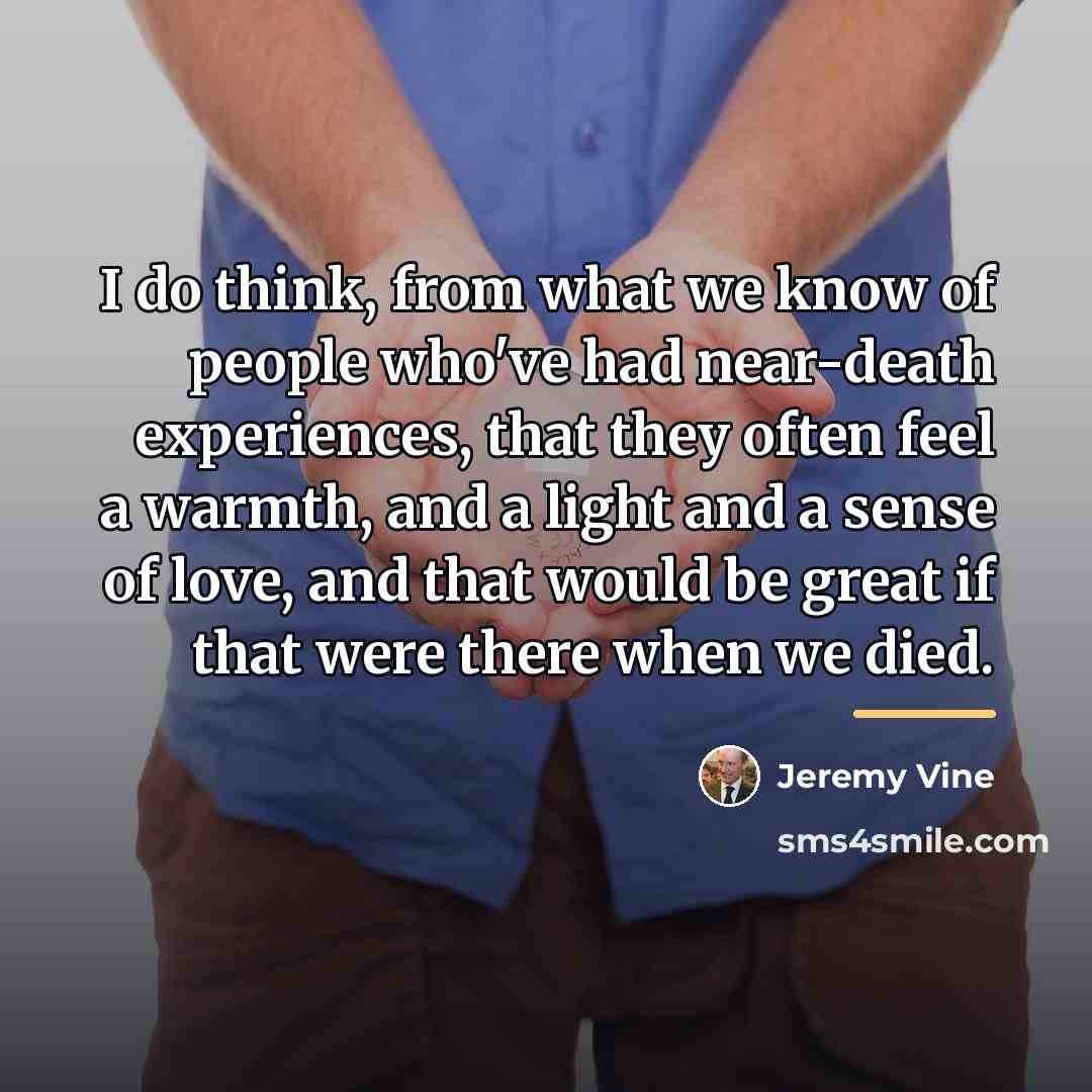 “I do think, from what we know of people who've…” quote by Jeremy Vine