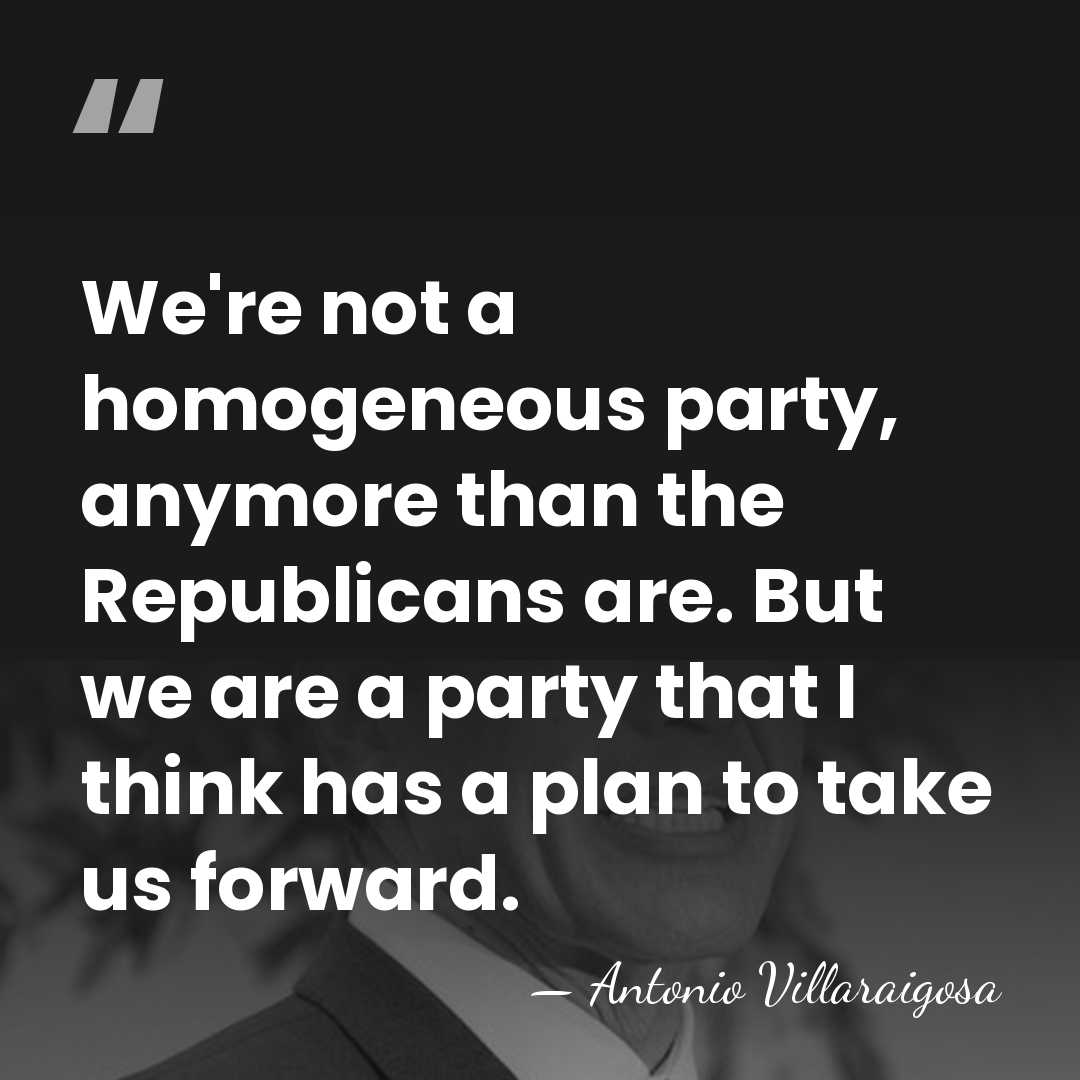 We're not a homogeneous party, anymore than the Republicans are. But we&hellip; - Antonio Villaraigosa