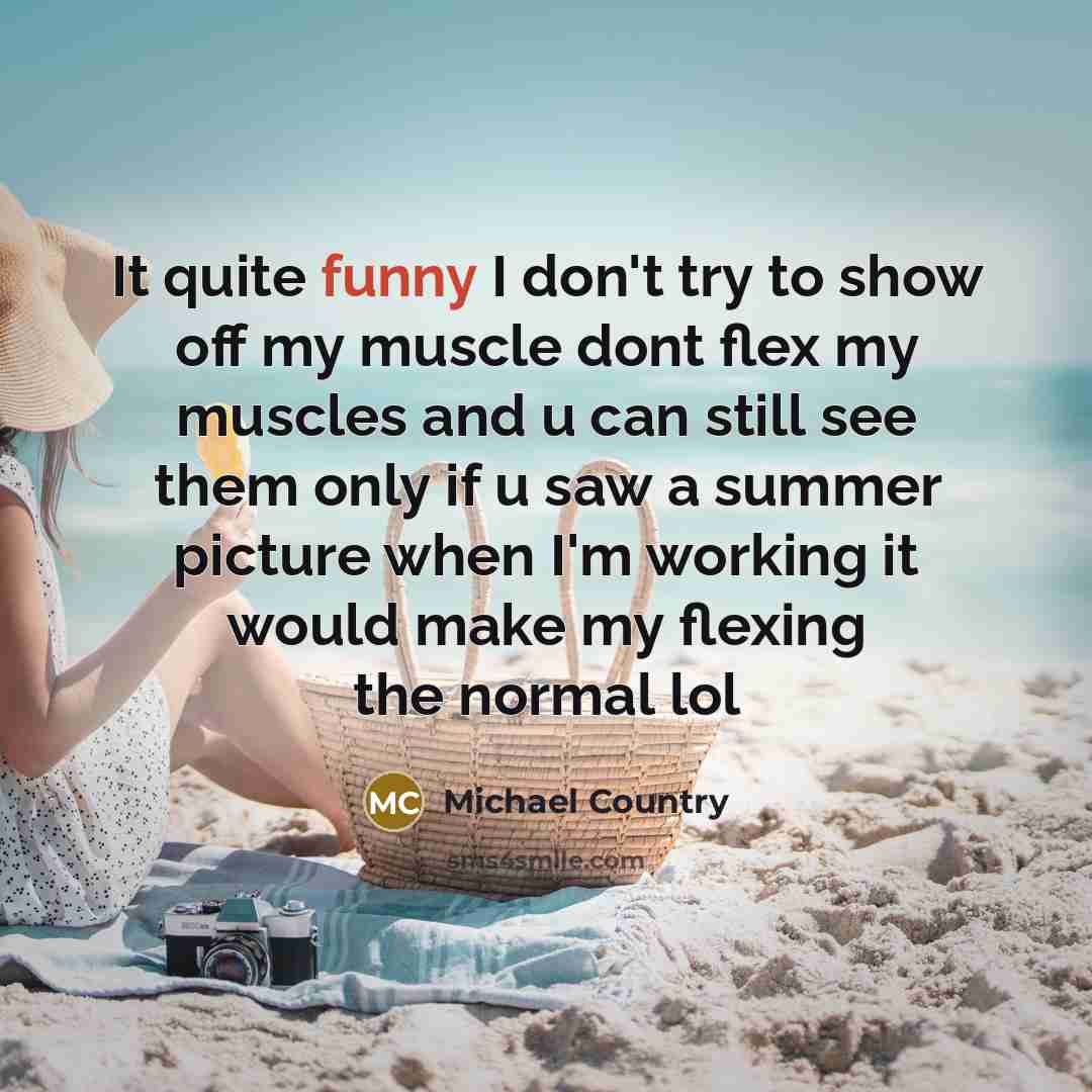 “It quite funny I don't try to show off my…” quote by Michael Country