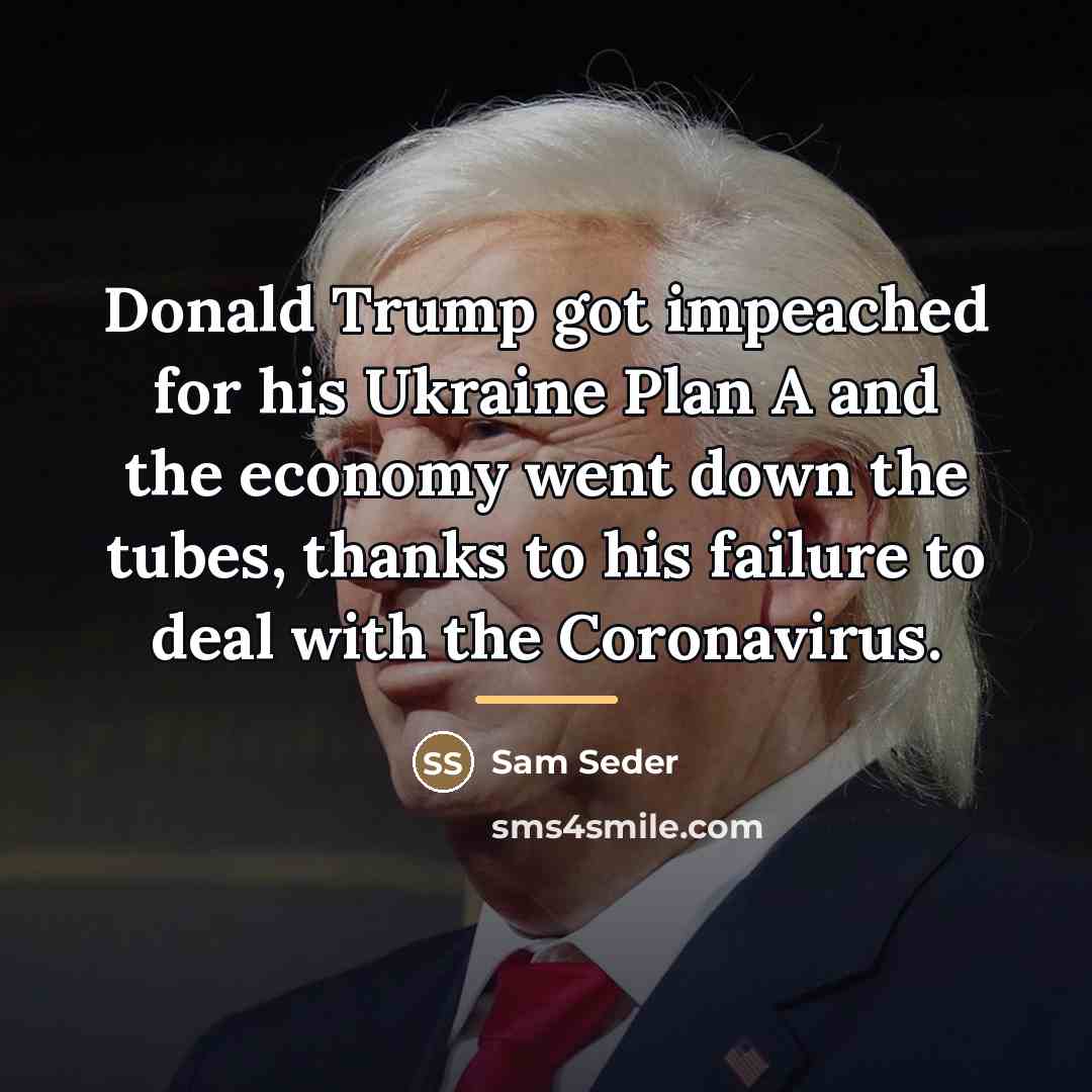 “Donald Trump got impeached for his Ukraine Plan A and…” quote by Sam Seder