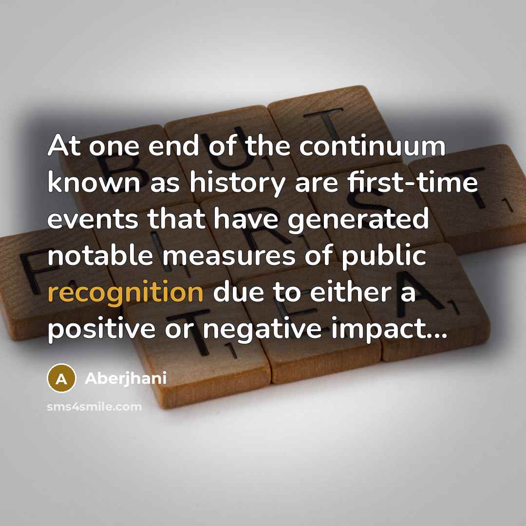 “At one end of the continuum known as history are…” quote by Aberjhani