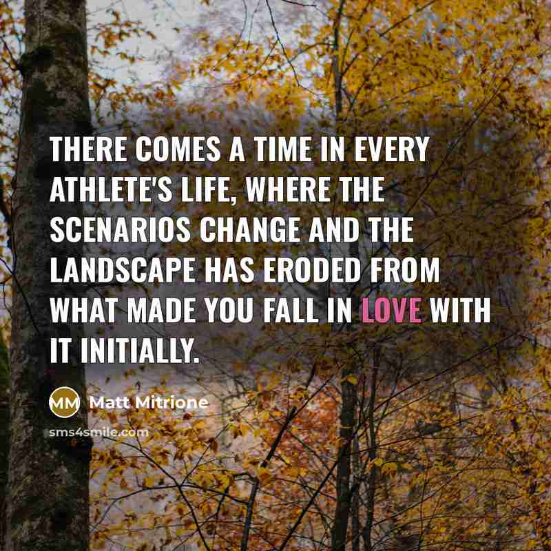 “There comes a time in every athlete's life, where the…” quote by Matt Mitrione