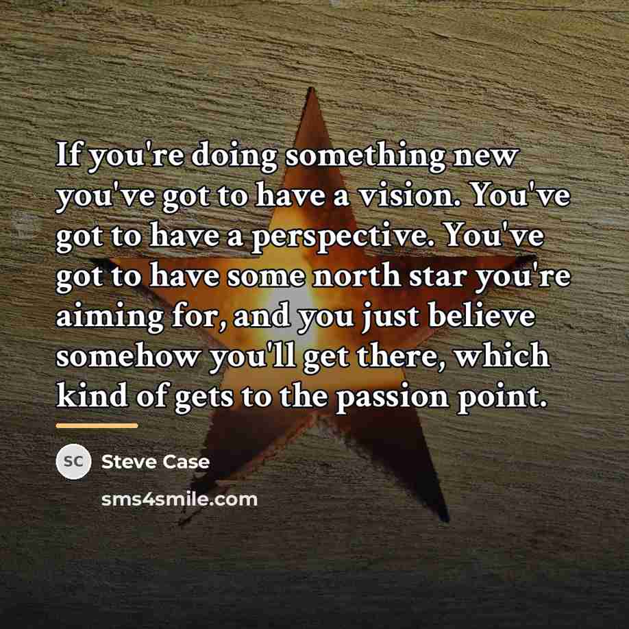 “If you're doing something new you've got to have a…” quote by Steve Case