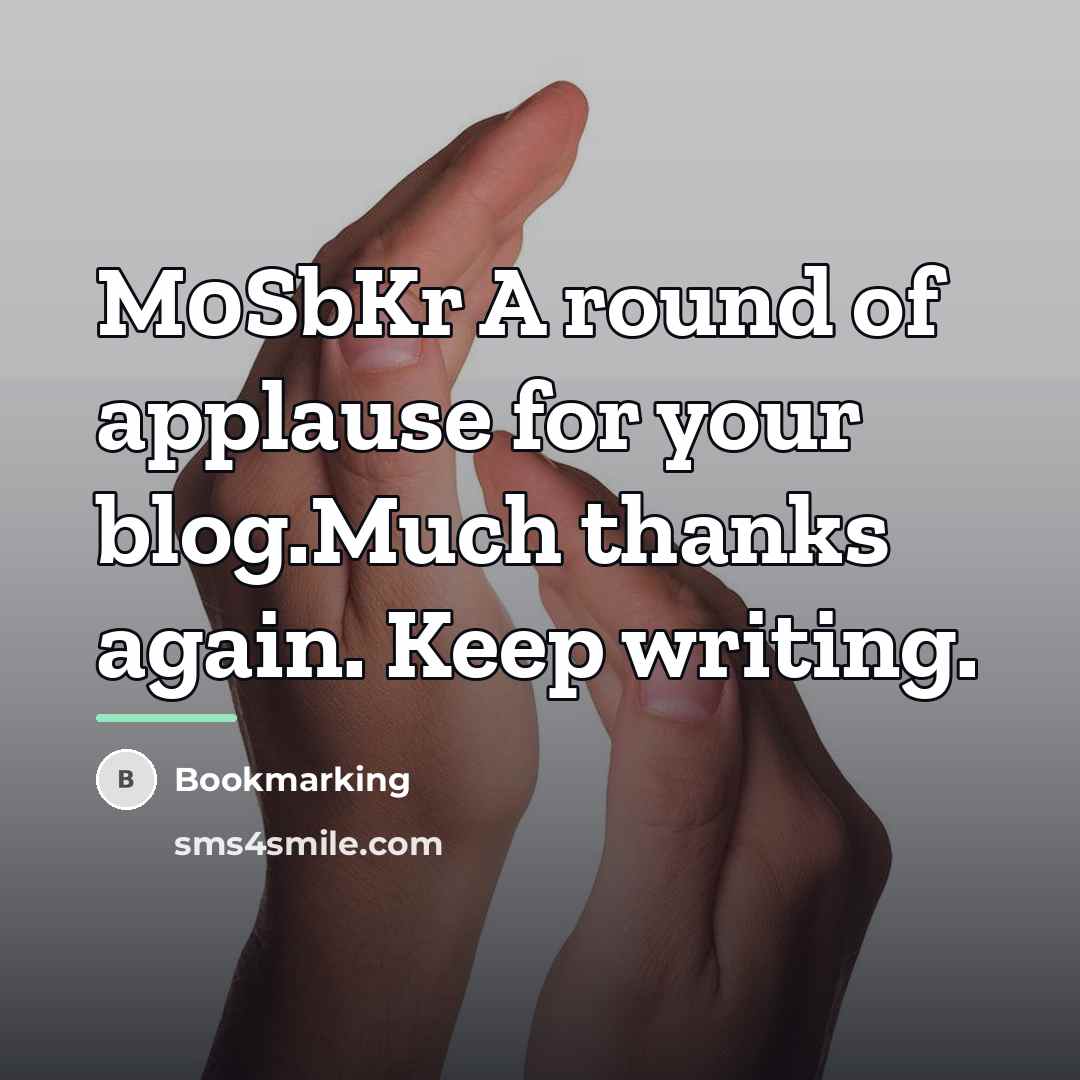 “M0SbKr A round of applause for your blog.Much thanks again.…” quote by Bookmarking
