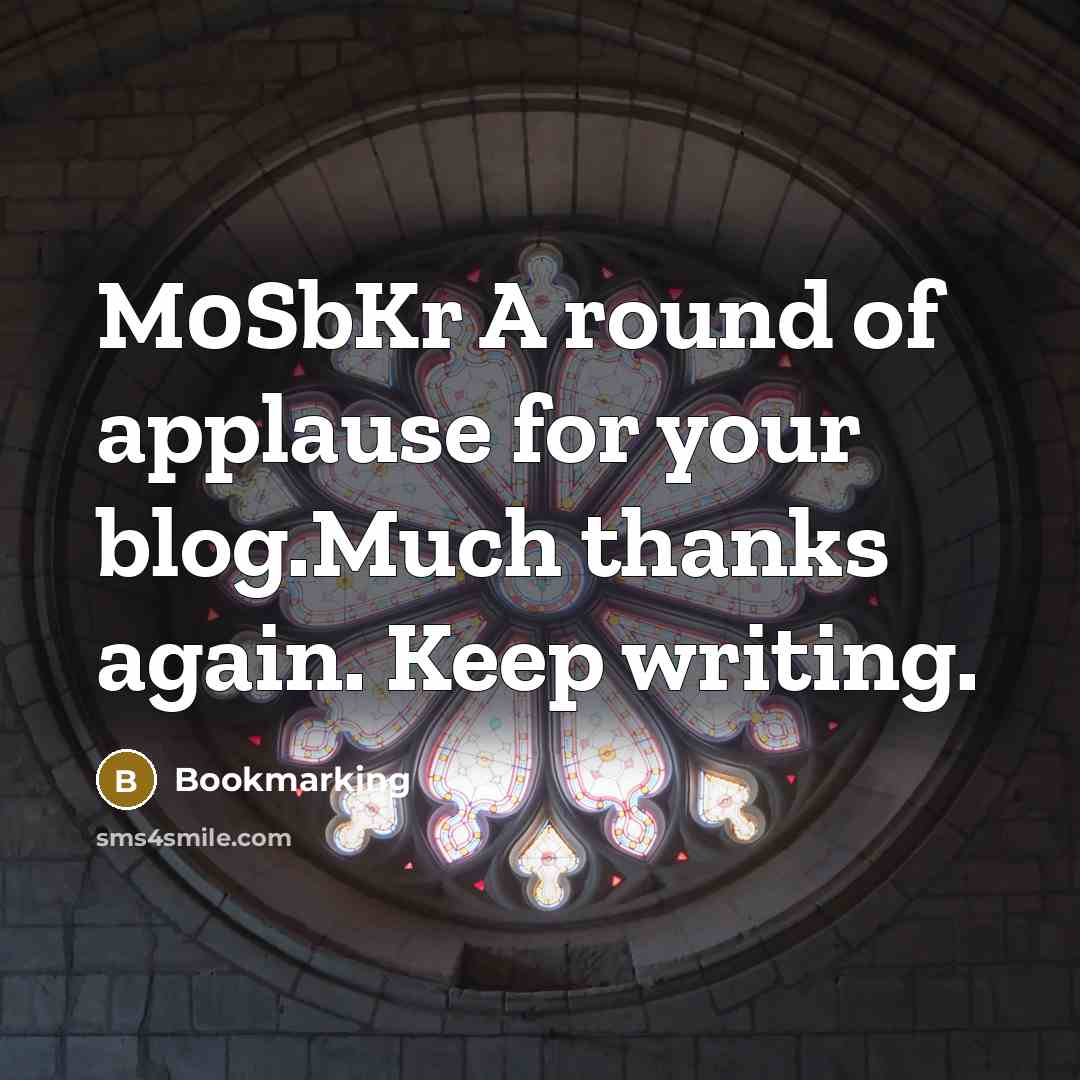 “M0SbKr A round of applause for your blog.Much thanks again. Keep writing.” quote by Bookmarking