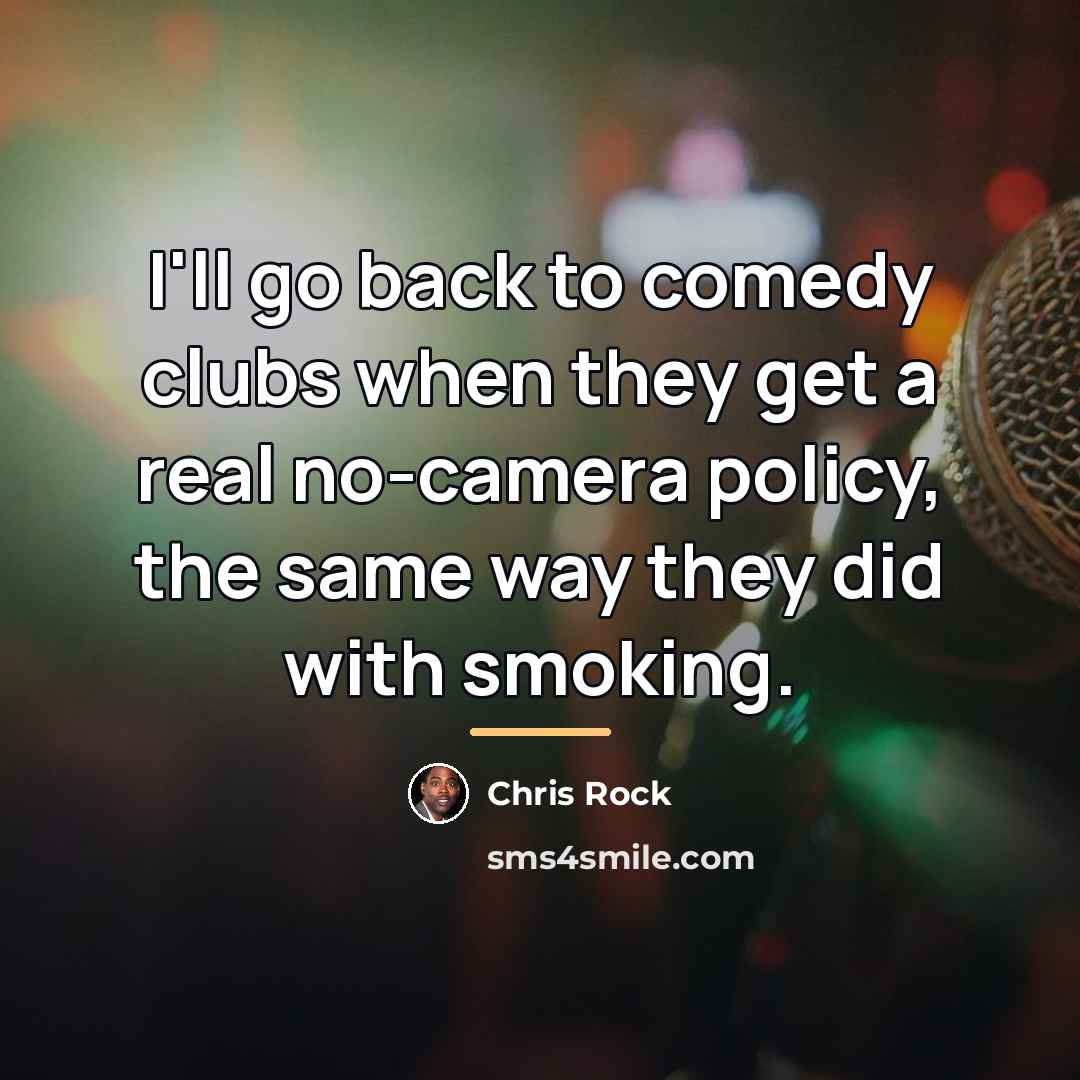 “I'll go back to comedy clubs when they get a…” quote by Chris Rock