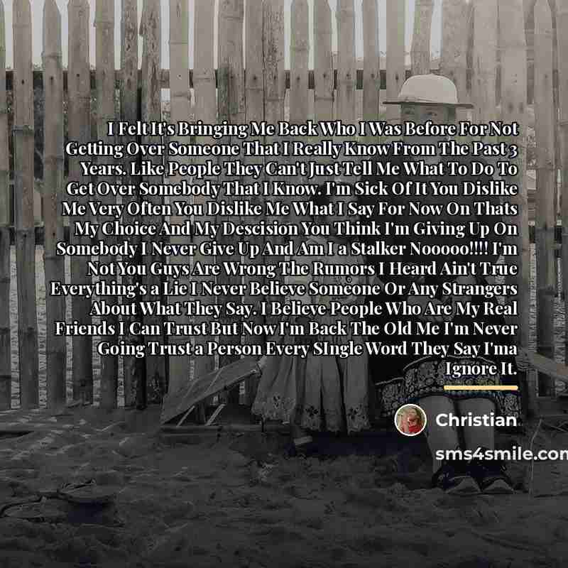 “I Felt It's Bringing Me Back Who I Was Before…” quote by Christian