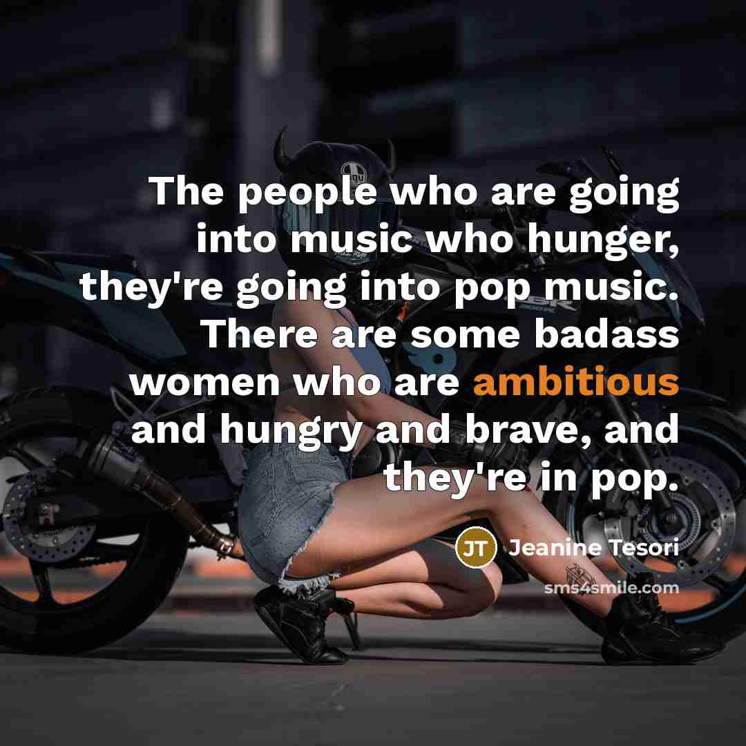 “The people who are going into music who hunger, they're…” quote by Jeanine Tesori