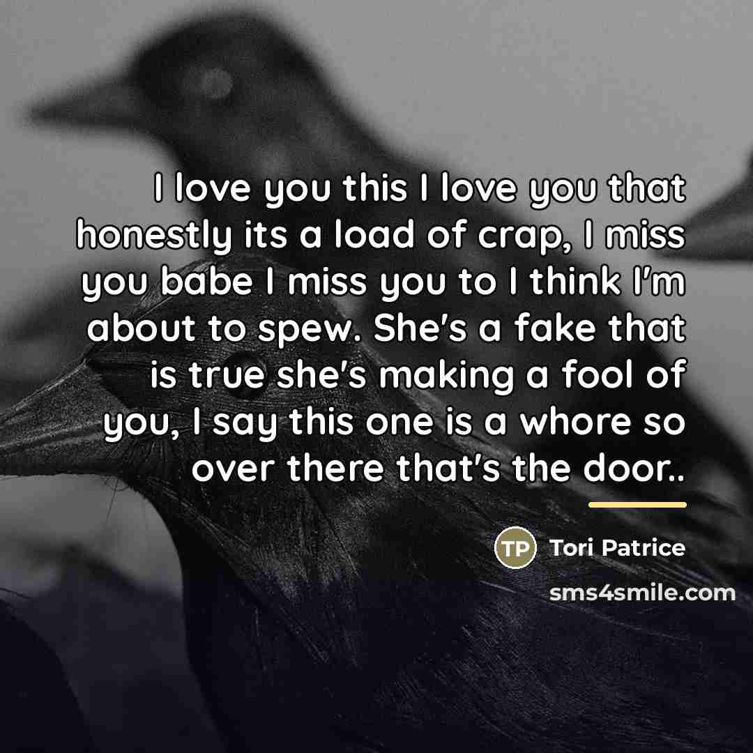 “I love you this I love you that honestly its…” quote by Tori Patrice