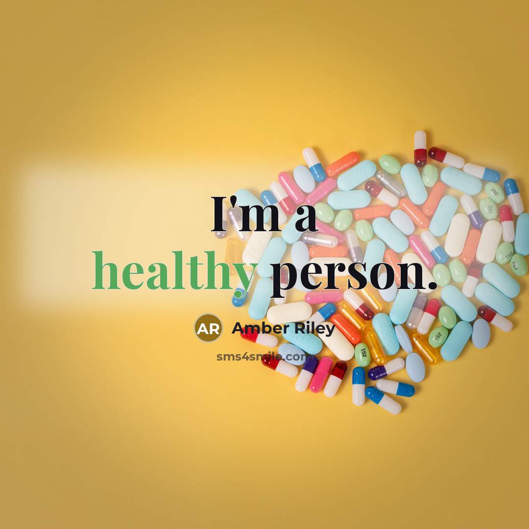 “I'm a healthy person.…” quote by Amber Riley