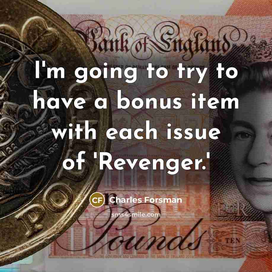 “I'm going to try to have a bonus item with…” quote by Charles Forsman