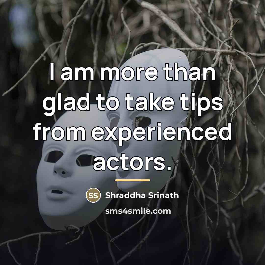“I am more than glad to take tips from experienced…” quote by Shraddha Srinath