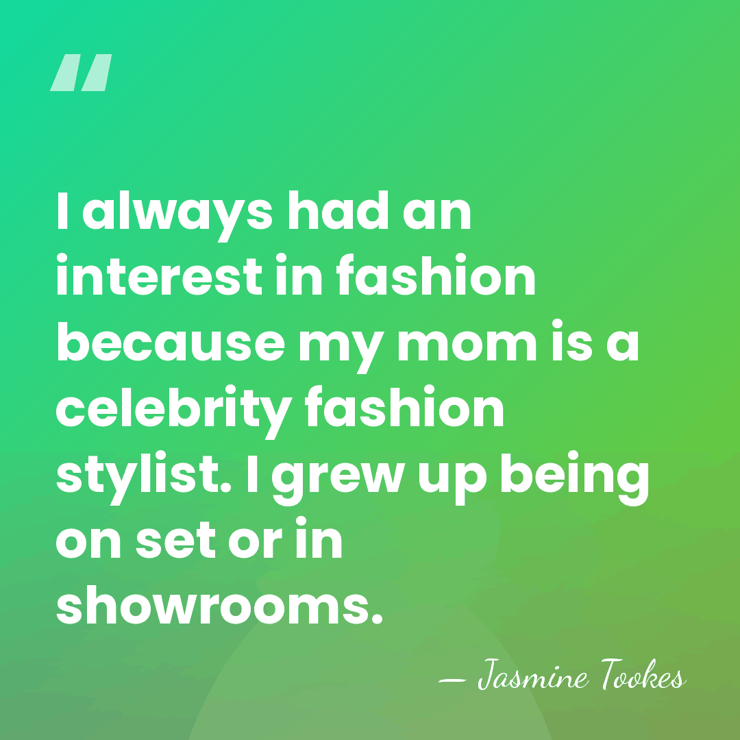 I always had an interest in fashion because my mom is a&hellip; - Jasmine Tookes