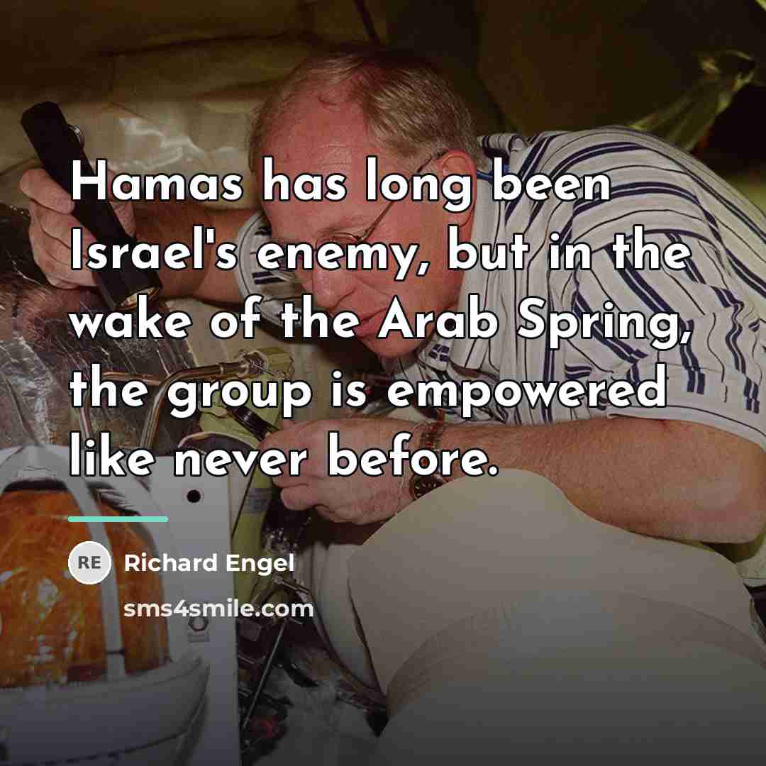 “Hamas has long been Israel's enemy, but in the wake…” quote by Richard Engel