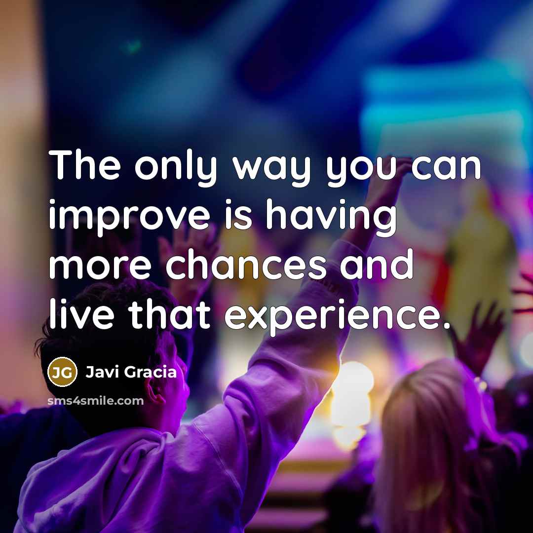 “The only way you can improve is having more chances…” quote by Javi Gracia