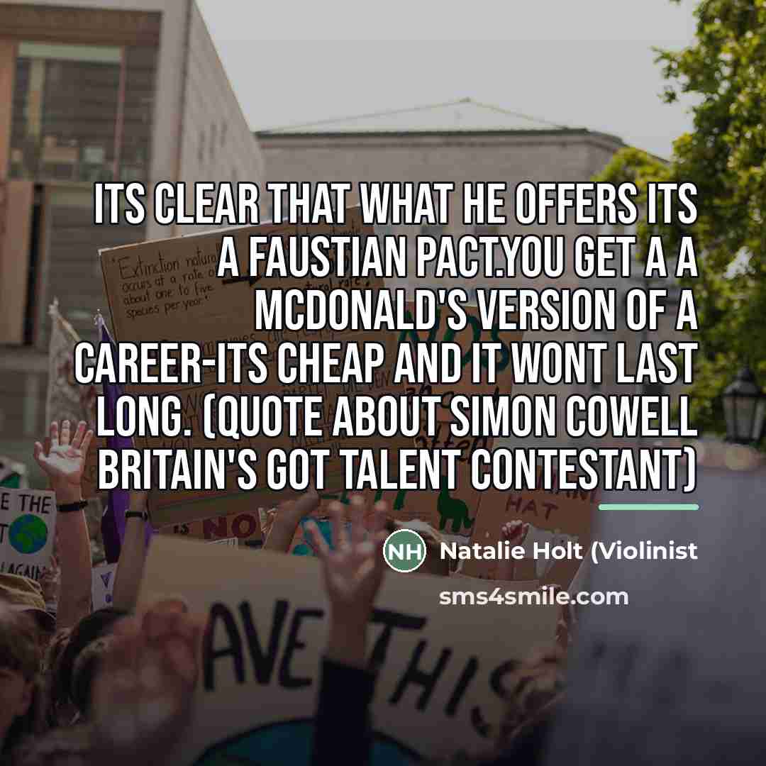 “Its clear that what he offers its a faustian pact.you…” quote by Natalie Holt