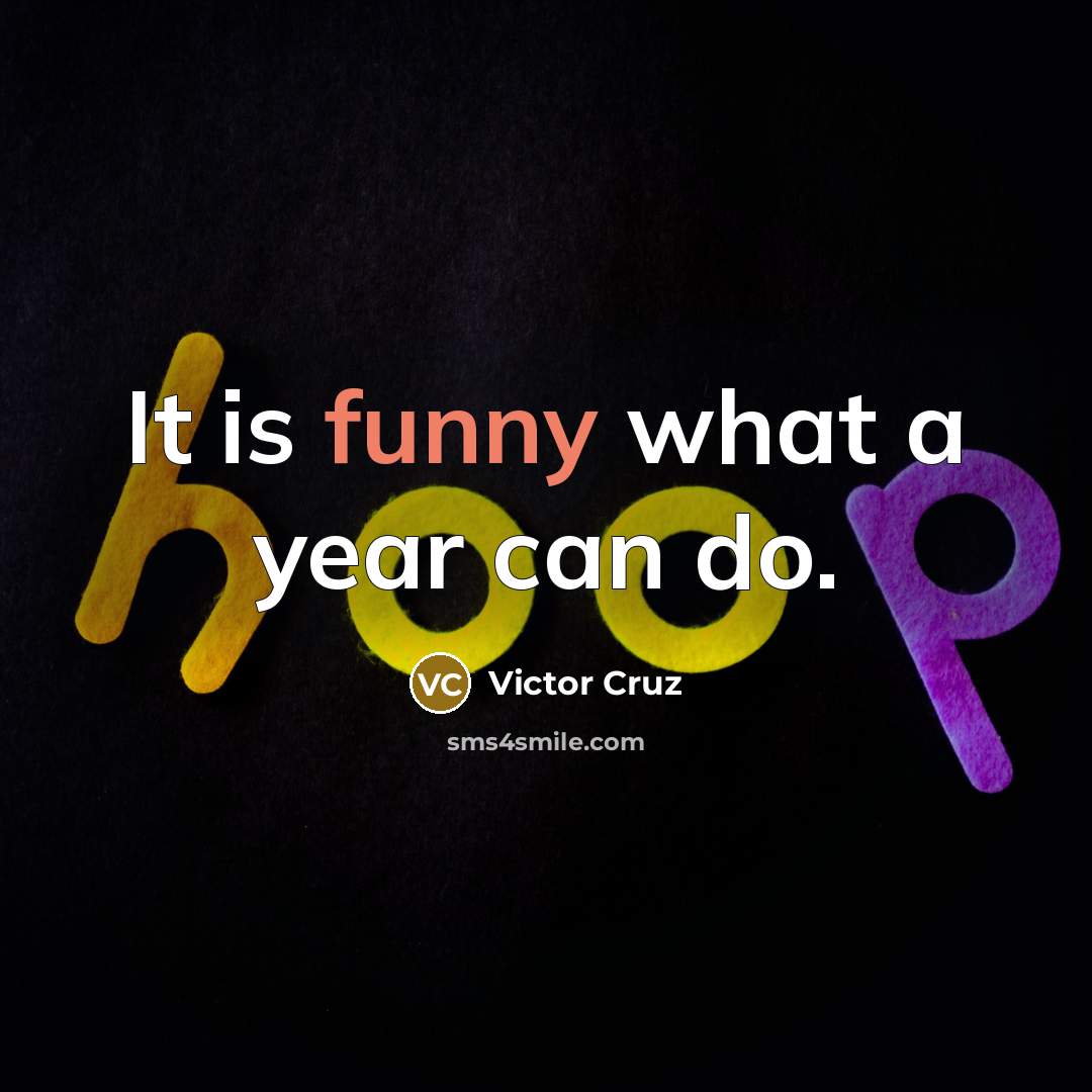 “It is funny what a year can do.…” quote by Victor Cruz