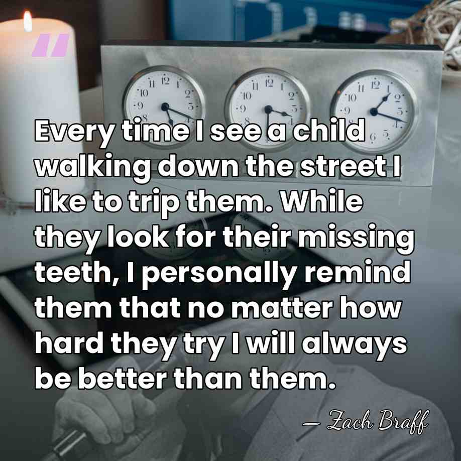 Every time I see a child walking down the street I like&hellip; - Zach Braff