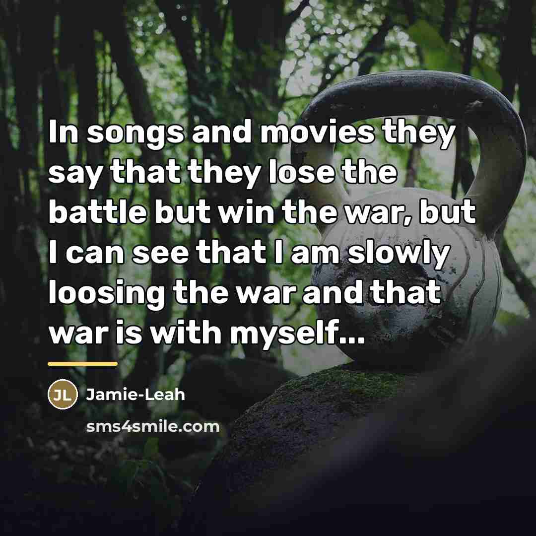 “In songs and movies they say that they lose the…” quote by Jamie-Leah
