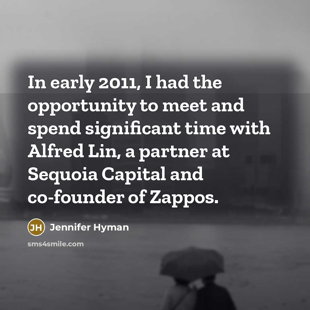 “In early 2011, I had the opportunity to meet and…” quote by Jennifer Hyman
