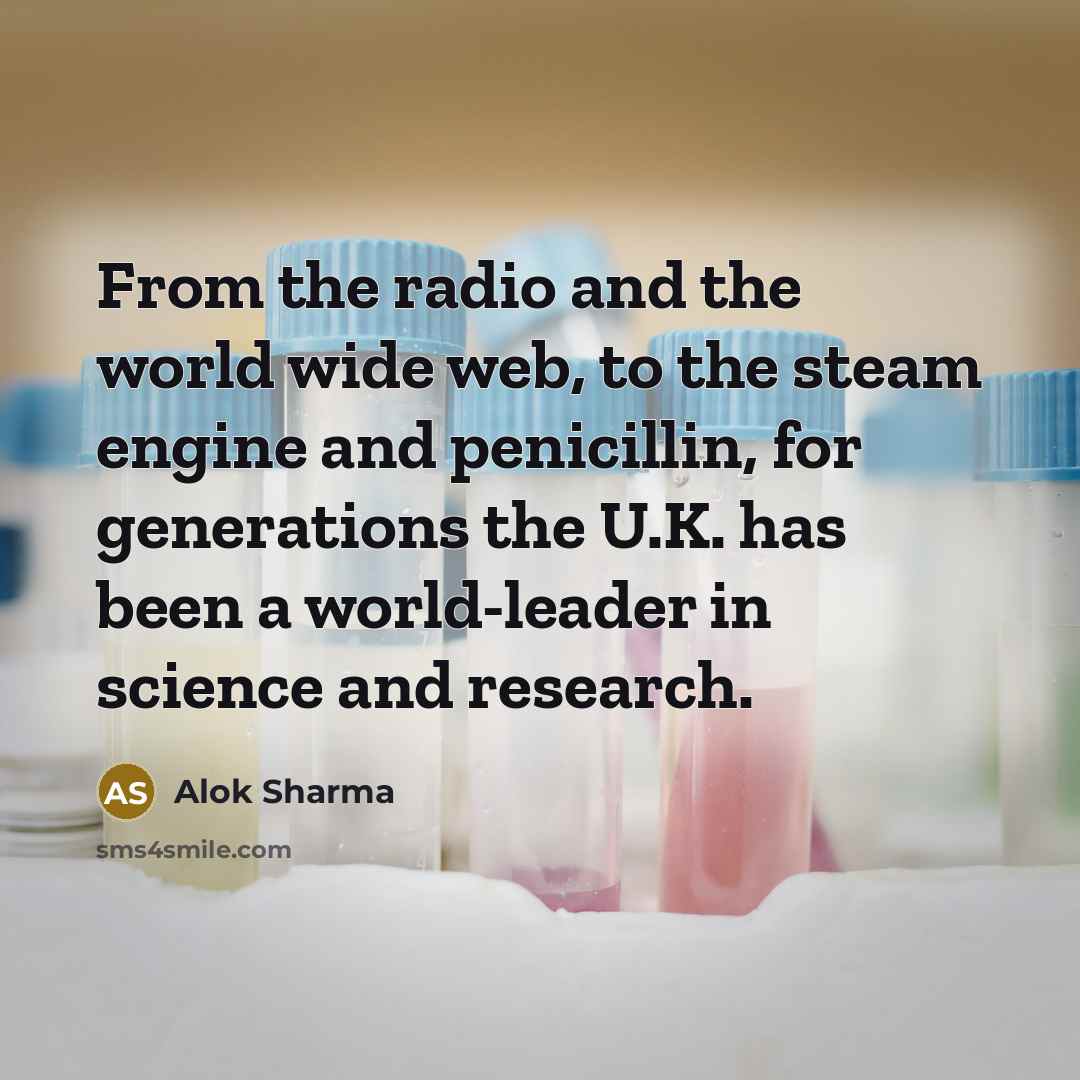 “From the radio and the world wide web, to the…” quote by Alok Sharma