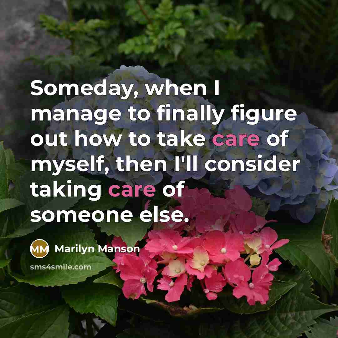 “Someday, when I manage to finally figure out how to…” quote by Marilyn Manson