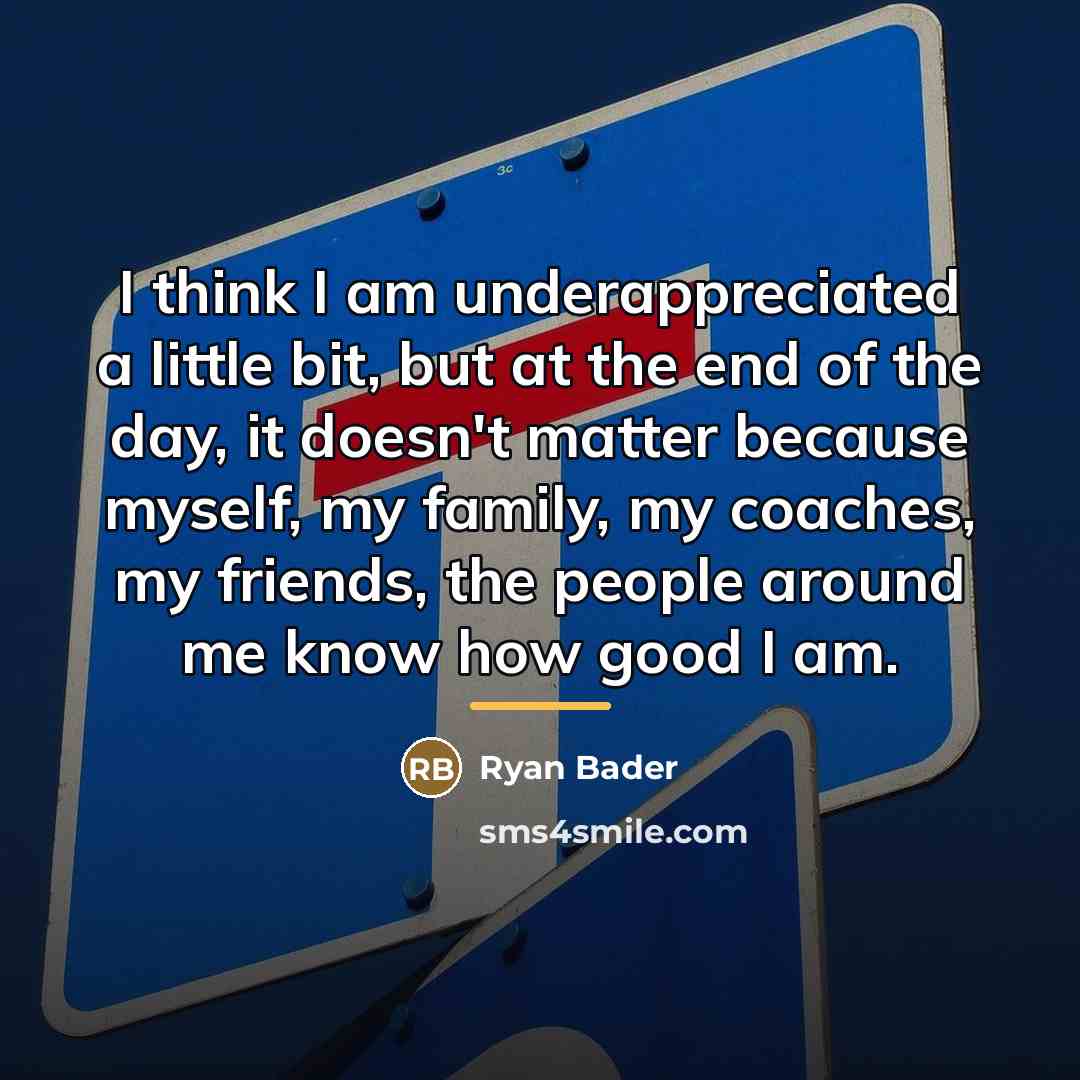 “I think I am underappreciated a little bit, but at…” quote by Ryan Bader