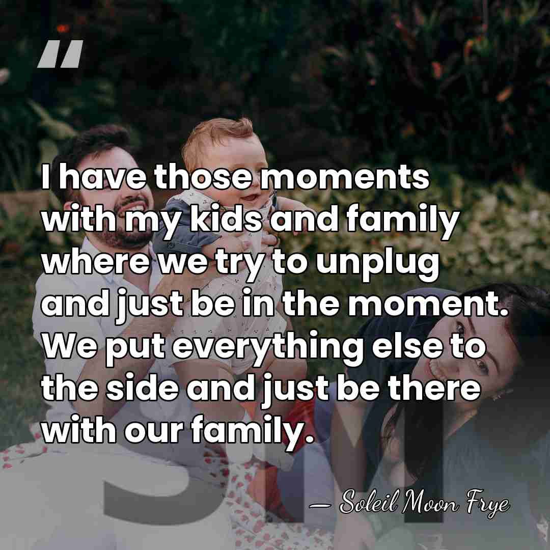 I have those moments with my kids and family where we try&hellip; - Soleil Moon Frye
