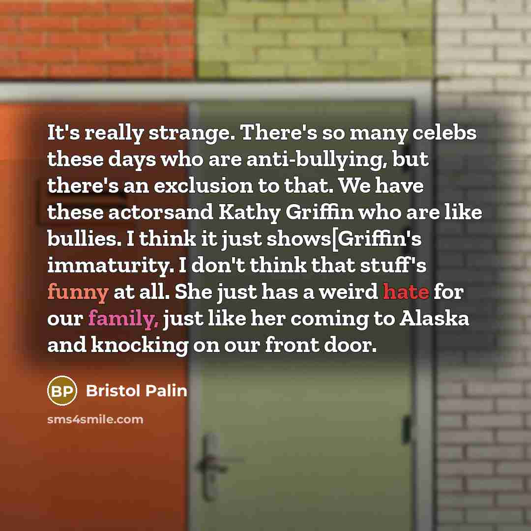 “It's really strange. There's so many celebs these days who…” quote by Bristol Palin