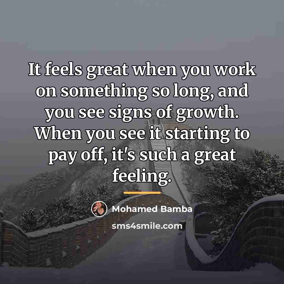 “It feels great when you work on something so long,…” quote by Mohamed Bamba