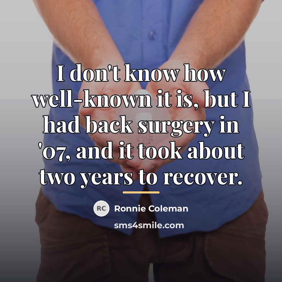 “I don't know how well-known it is, but I had…” quote by Ronnie Coleman