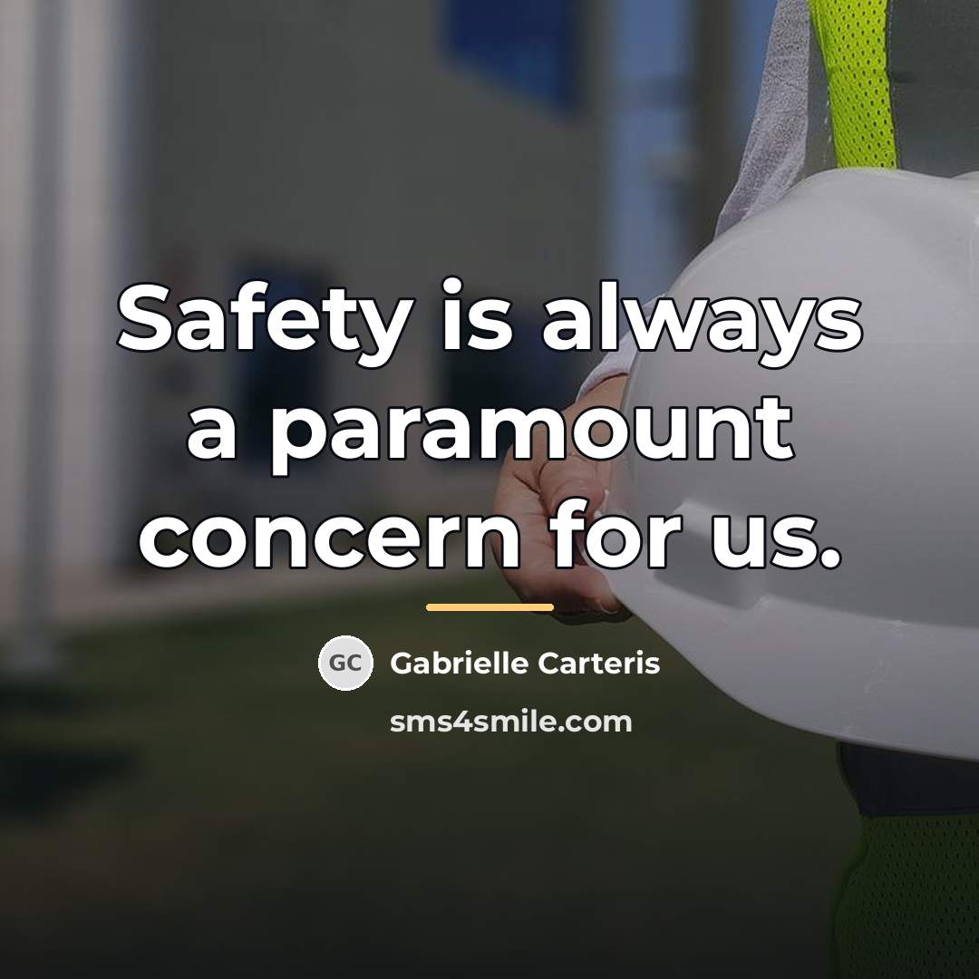 “Safety is always a paramount concern for us.…” quote by Gabrielle Carteris