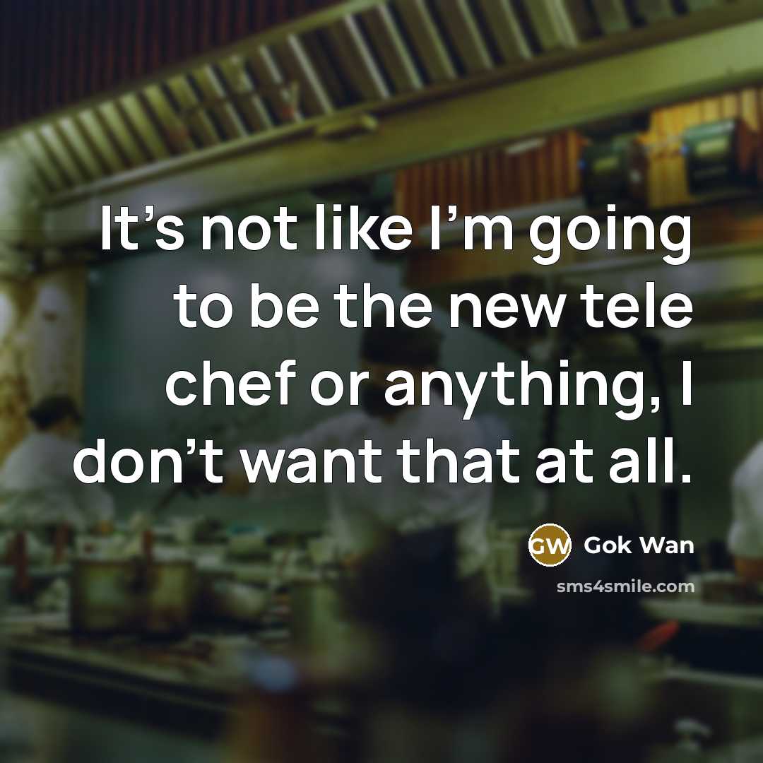 “It's not like I'm going to be the new tele…” quote by Gok Wan