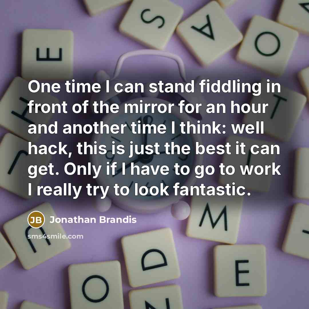 “One time I can stand fiddling in front of the…” quote by Jonathan Brandis