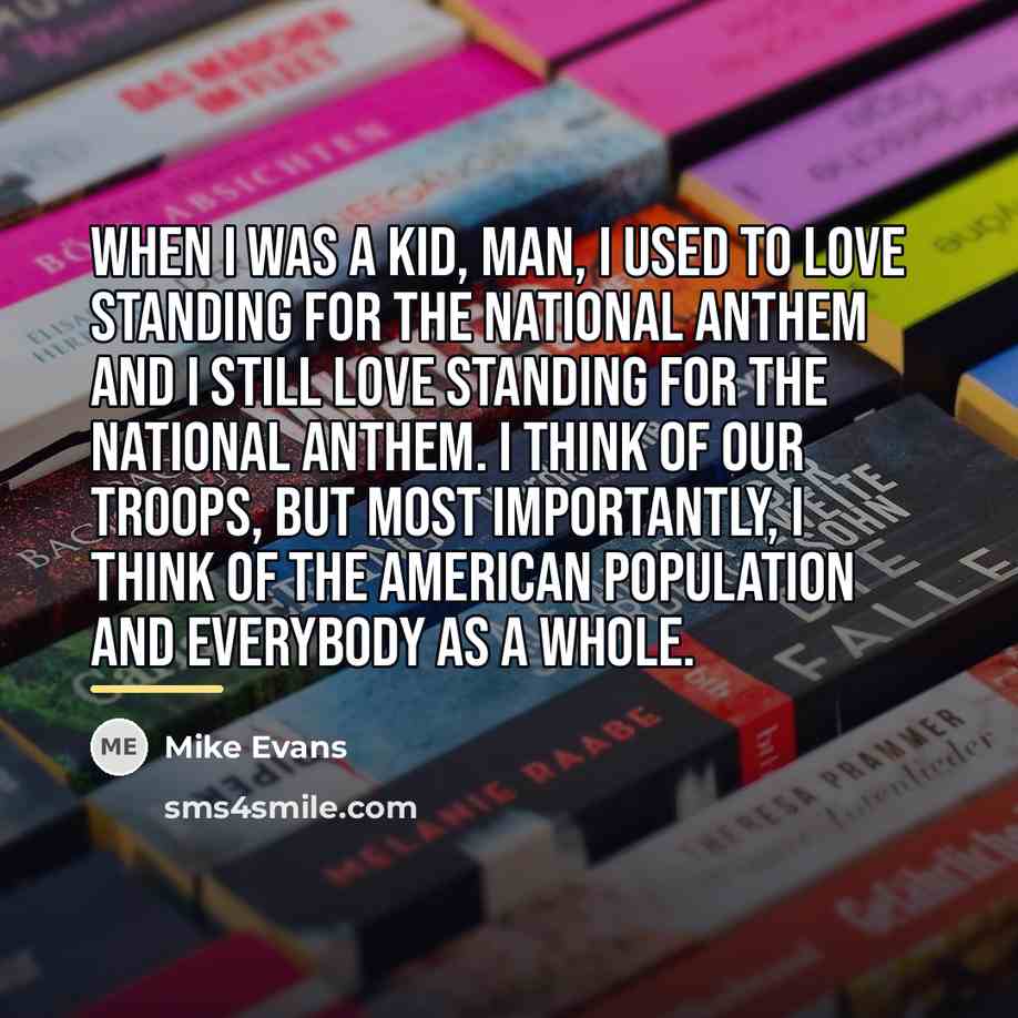 “When I was a kid, man, I used to love…” quote by Mike Evans