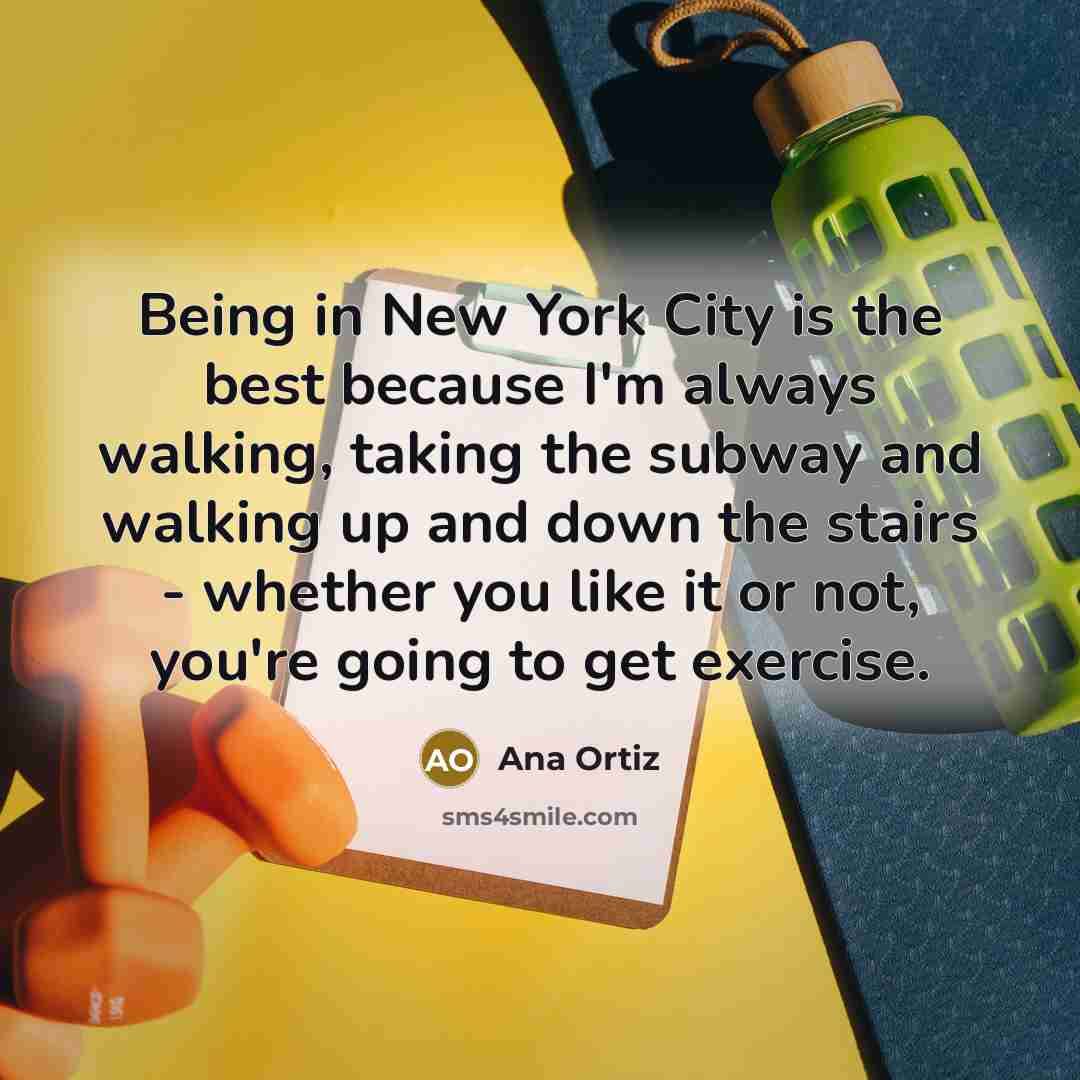 “Being in New York City is the best because I'm…” quote by Ana Ortiz