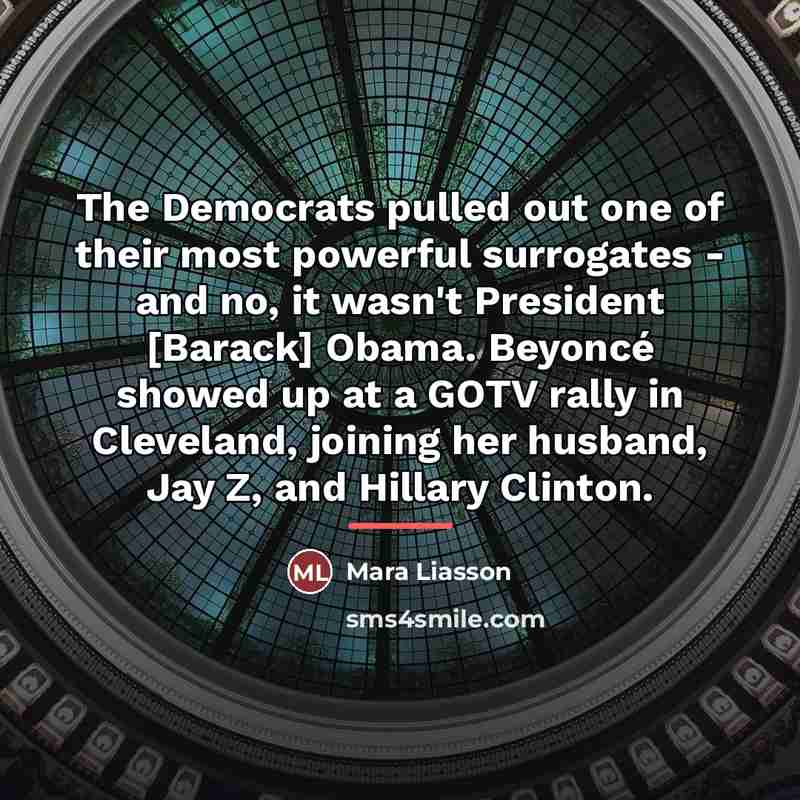“The Democrats pulled out one of their most powerful surrogates…” quote by Mara Liasson