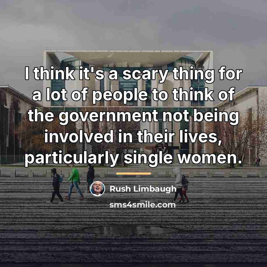 “I think it's a scary thing for a lot of…” quote by Rush Limbaugh