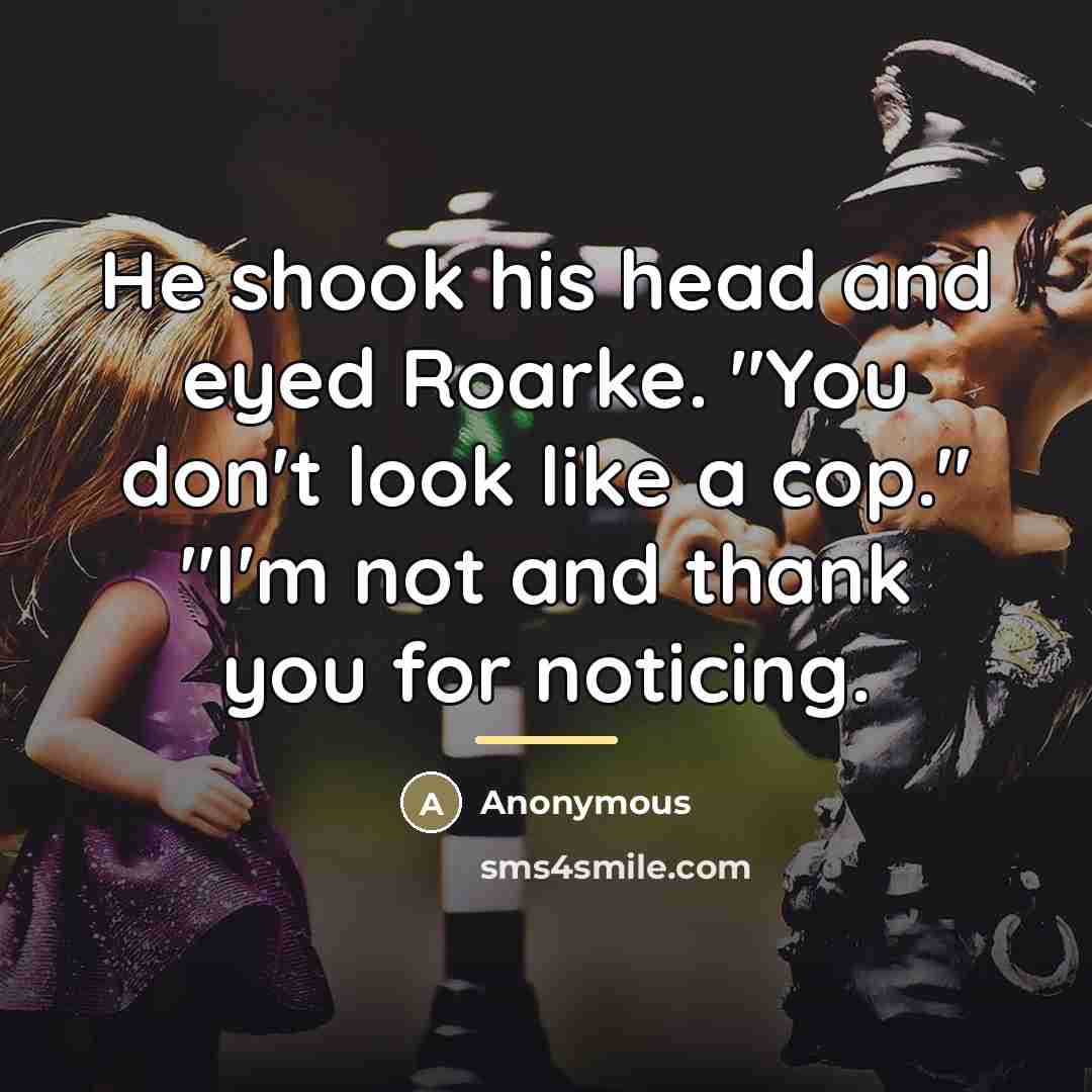 “He shook his head and eyed Roarke. "You don't look…” quote by Anonymous