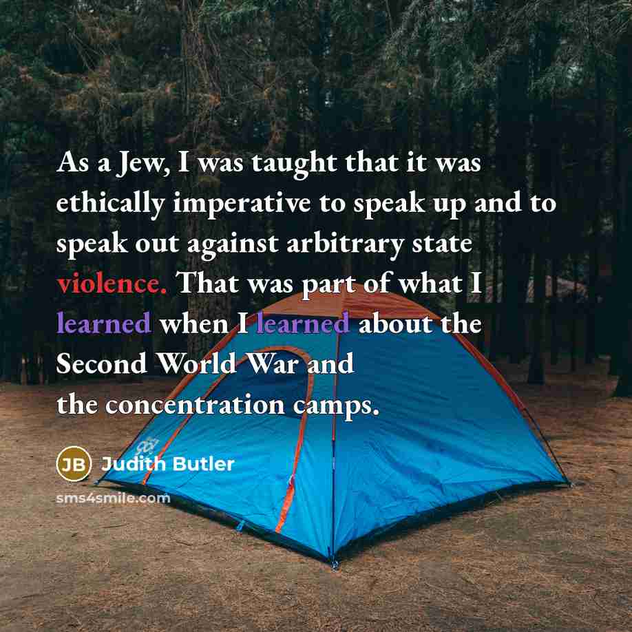 “As a Jew, I was taught that it was ethically…” quote by Judith Butler