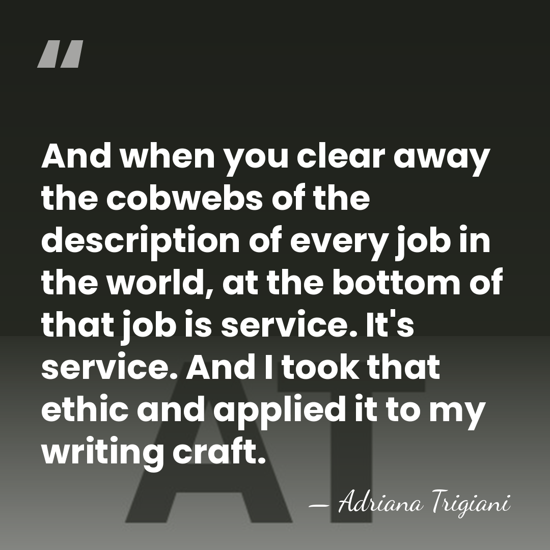 And when you clear away the cobwebs of the description of every&hellip; - Adriana Trigiani
