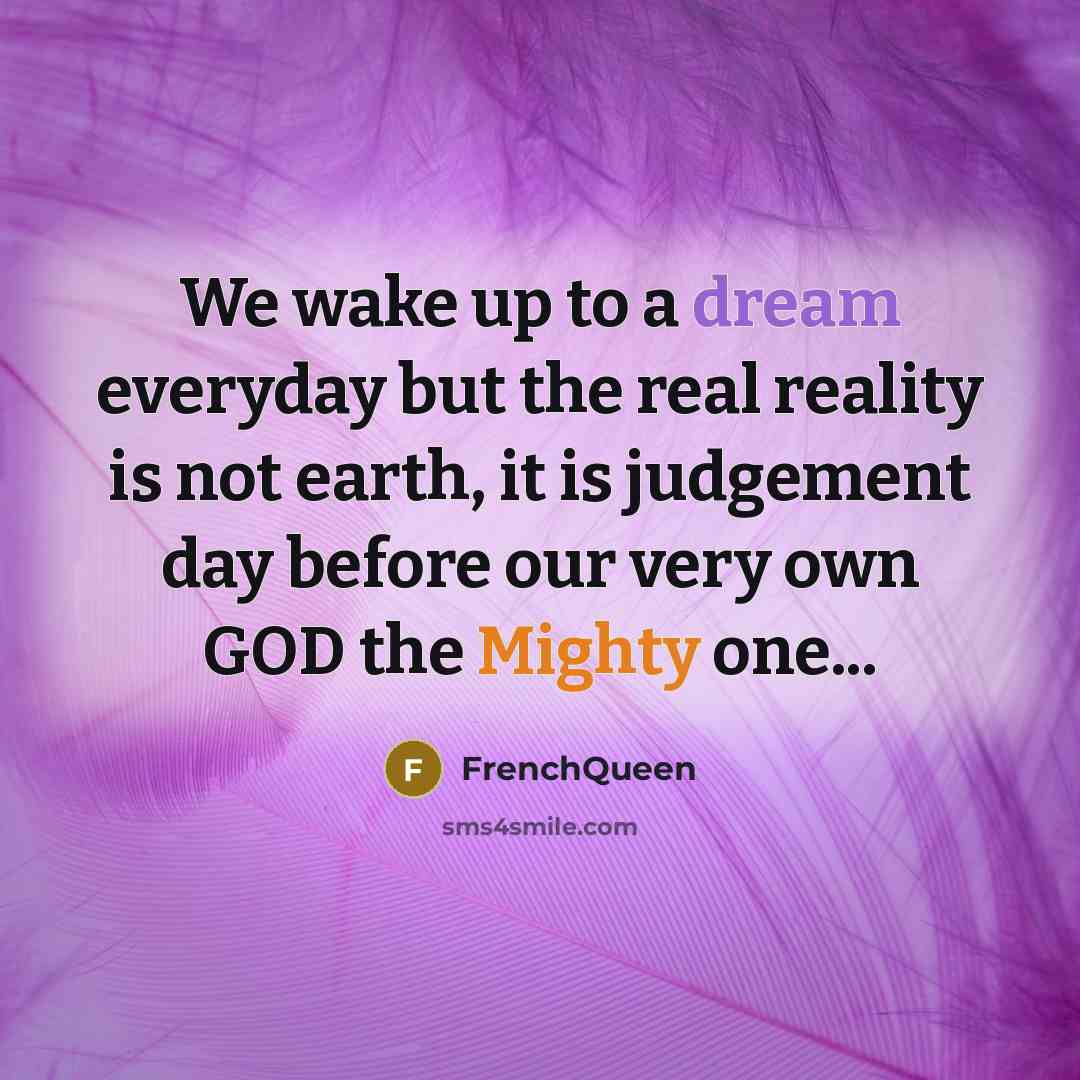 “We wake up to a dream everyday but the real…” quote by Frenchqueen