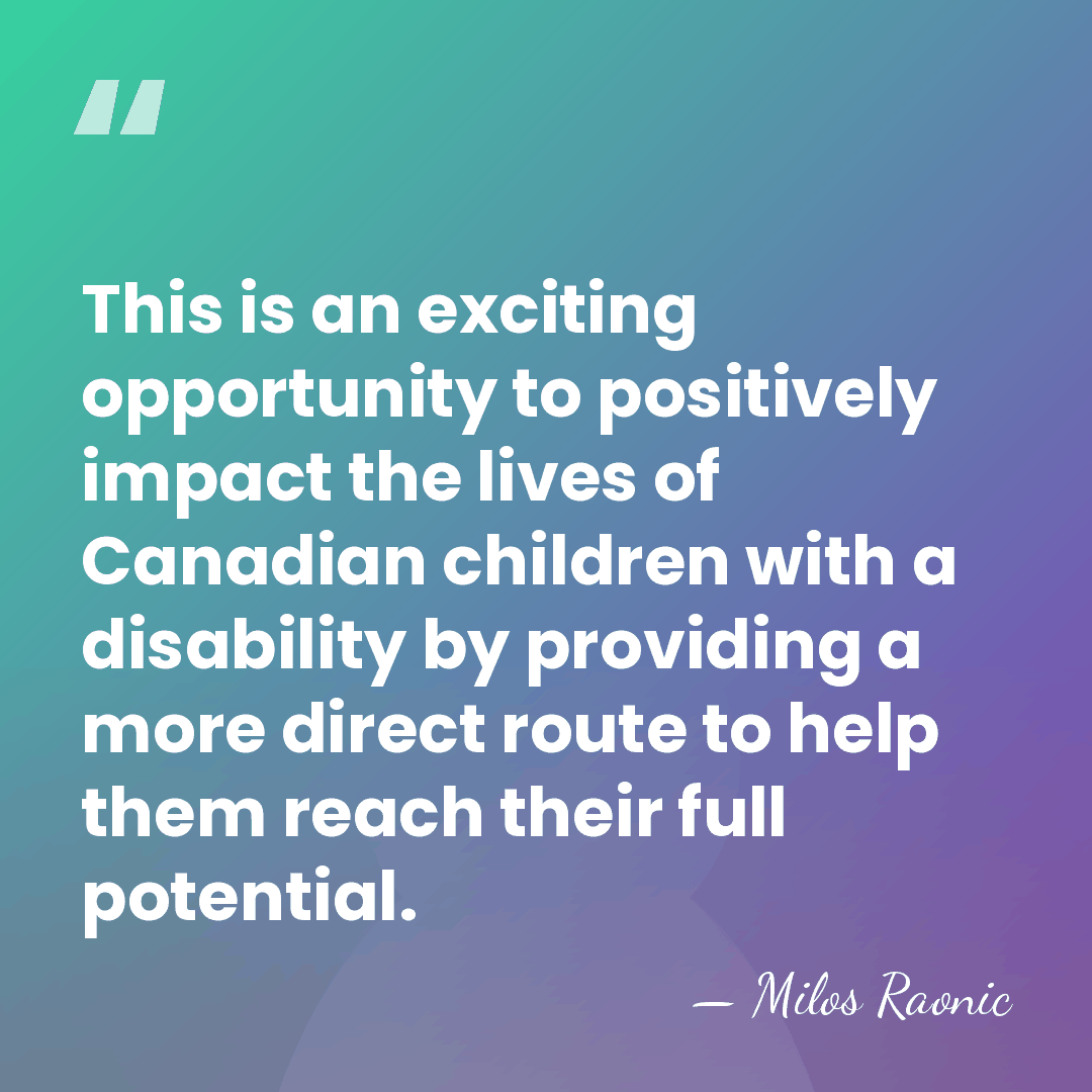This is an exciting opportunity to positively impact the lives of Canadian&hellip; - Milos Raonic