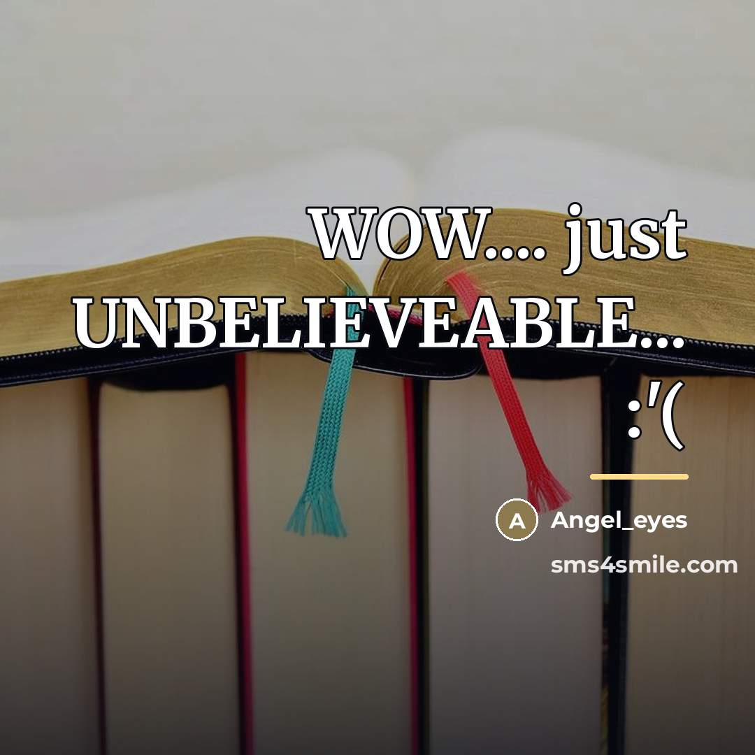 “WOW.... just UNBELIEVEABLE... :'(…” quote by Angel_eyes