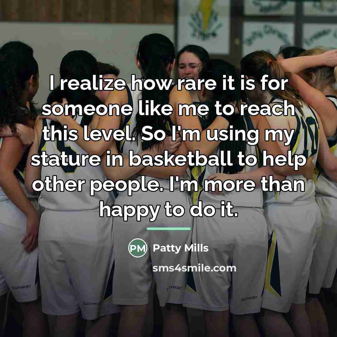 “I realize how rare it is for someone like me…” quote by Patty Mills