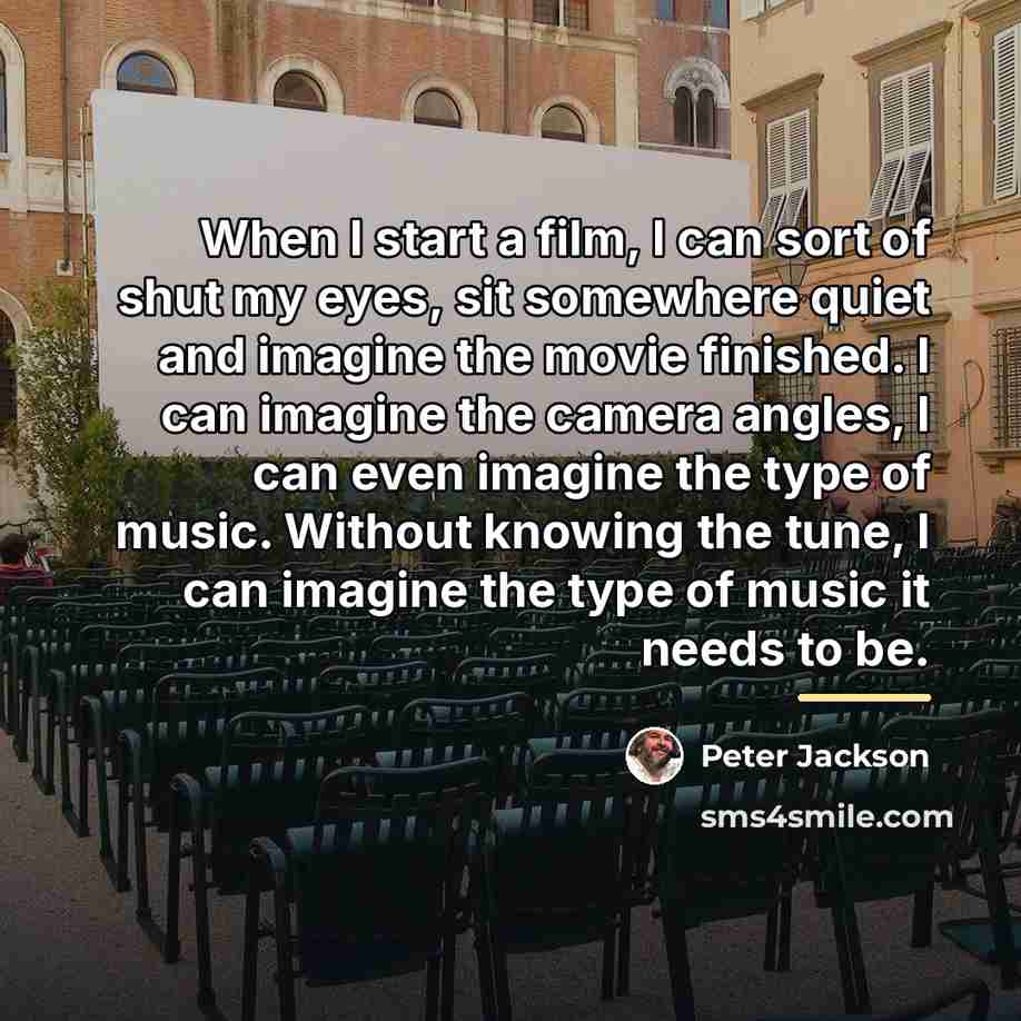 “When I start a film, I can sort of shut…” quote by Peter Jackson