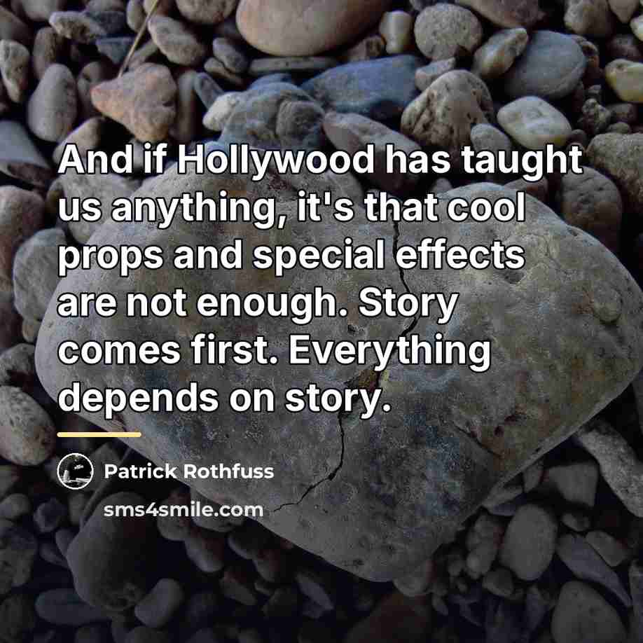 “And if Hollywood has taught us anything, it's that cool…” quote by Patrick Rothfuss