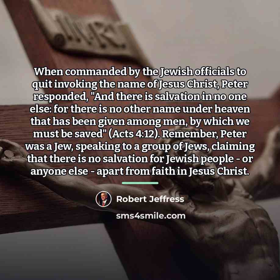 “When commanded by the Jewish officials to quit invoking the…” quote by Robert Jeffress