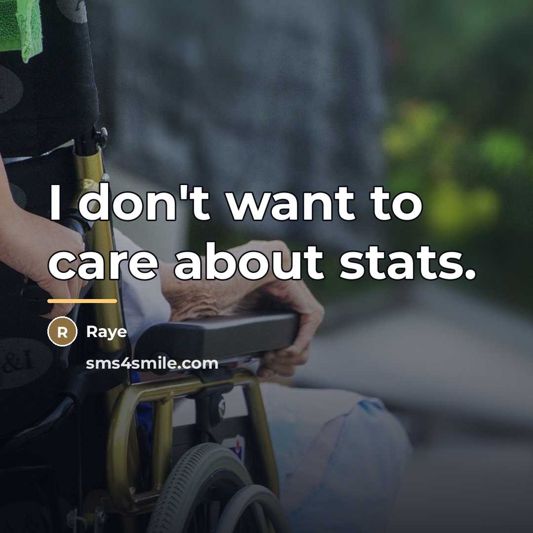 “I don't want to care about stats.…” quote by Raye