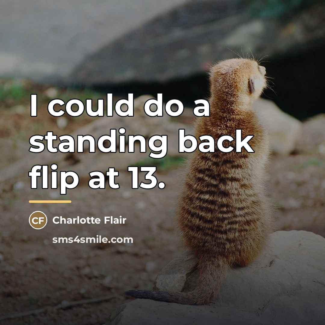“I could do a standing back flip at 13.…” quote by Charlotte Flair
